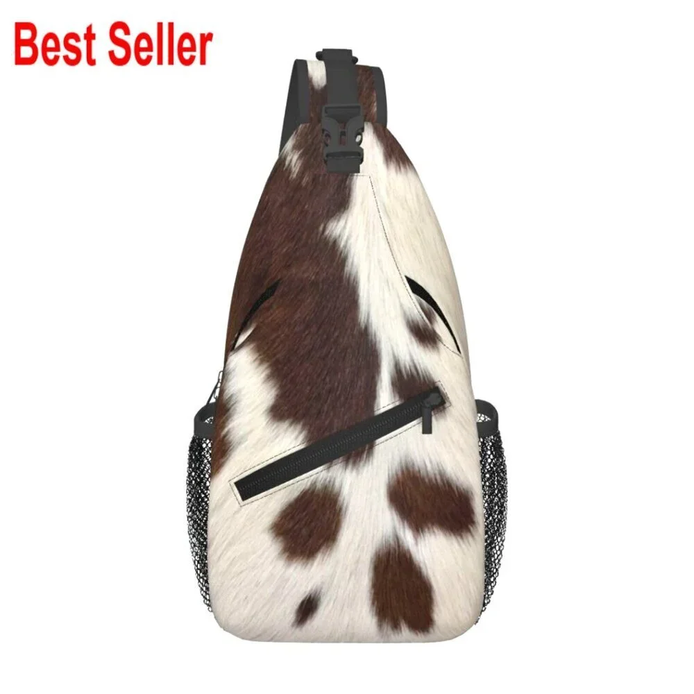 Polyester Crossbody Sling Backpack with Adjustable Padded Strap